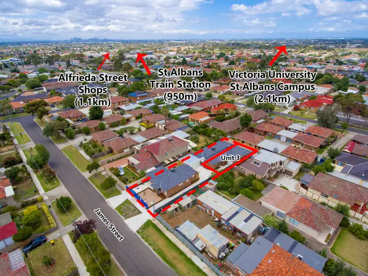 Second view of Homely unit listing, 3/7 James Street, St Albans VIC 3021