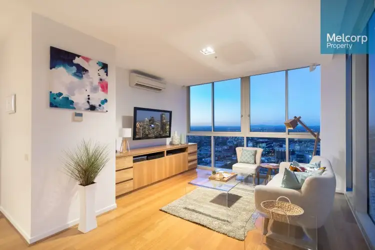 Second view of Homely apartment listing, 4402/483 Swanston Street, Melbourne VIC 3000