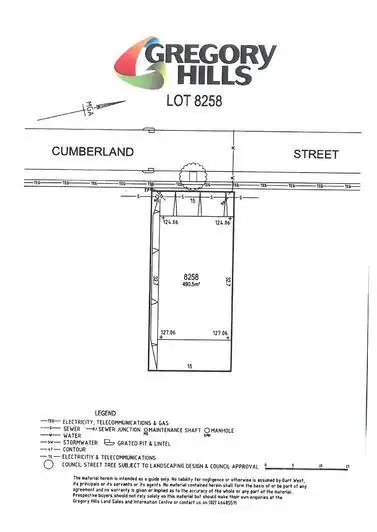 Third view of Homely land listing, LOT 8258 Cumberland Street, Gregory Hills NSW 2557