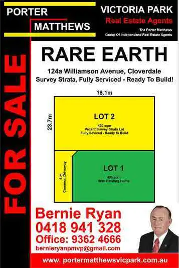 Fourth view of Homely land listing, A/124 Williamson Avenue, Cloverdale WA 6105