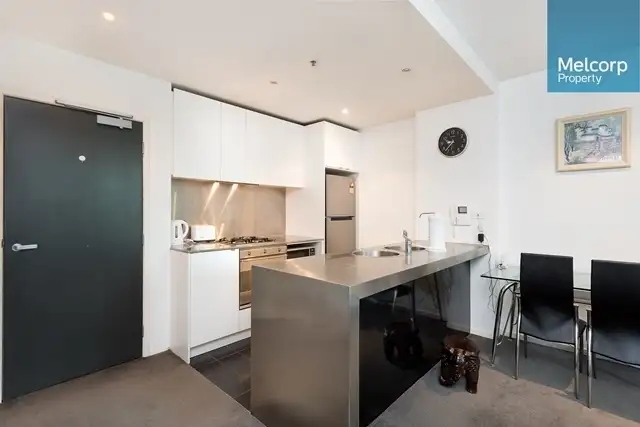 Second view of Homely apartment listing, 2208/620 Collins Street, Melbourne VIC 3000