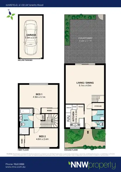 Sixth view of Homely townhouse listing, 61/22-24 Taranto Road, Marsfield NSW 2122