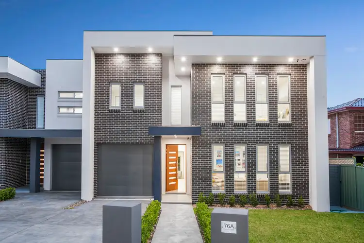Main view of Homely semi-detached listing, 76A Evelyn Street, Sylvania NSW 2224