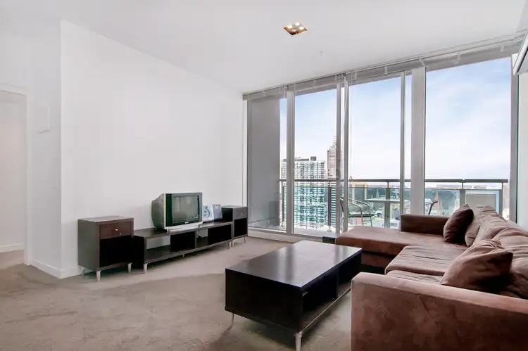 Main view of Homely apartment listing, 3202/483 Swanston Street, Melbourne VIC 3000