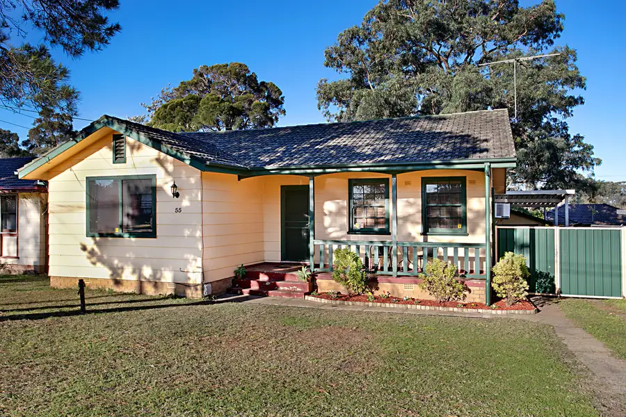 Main view of Homely house listing, 55 Lingayen Avenue, Lethbridge Park NSW 2770