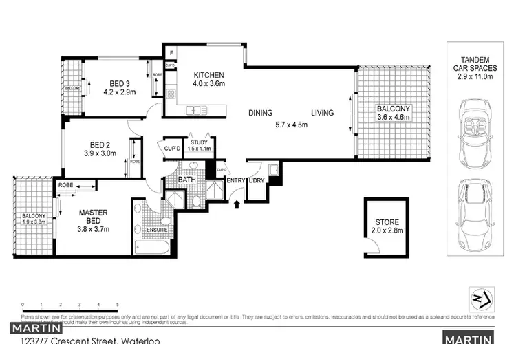Sixth view of Homely apartment listing, 1237/7 Crescent Street, Waterloo NSW 2017
