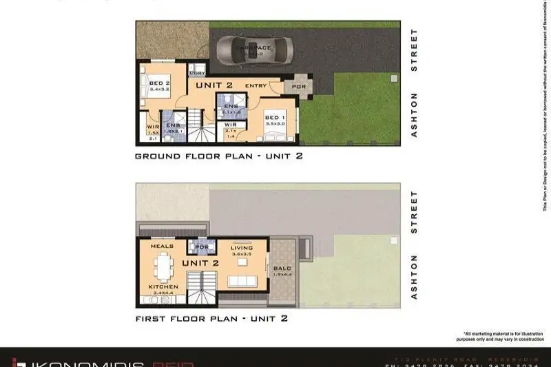 Main view of Homely townhouse listing, 1/37 Ashton Street, Reservoir VIC 3073