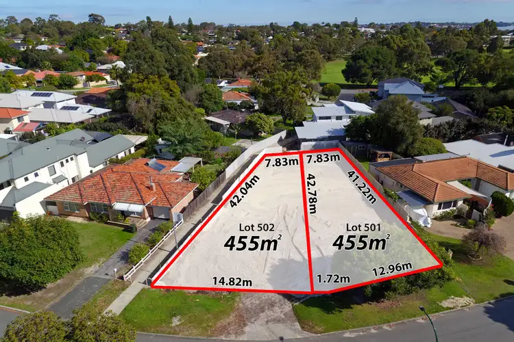 Main view of Homely land listing, 18 A & B Purdie Avenue, Ardross WA 6153