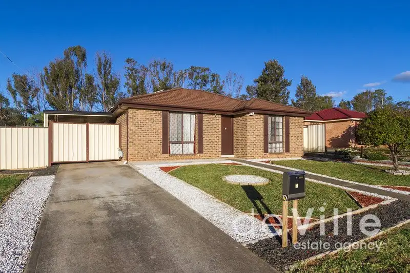 Main view of Homely house listing, 1 Powie Close, Claremont Meadows NSW 2747