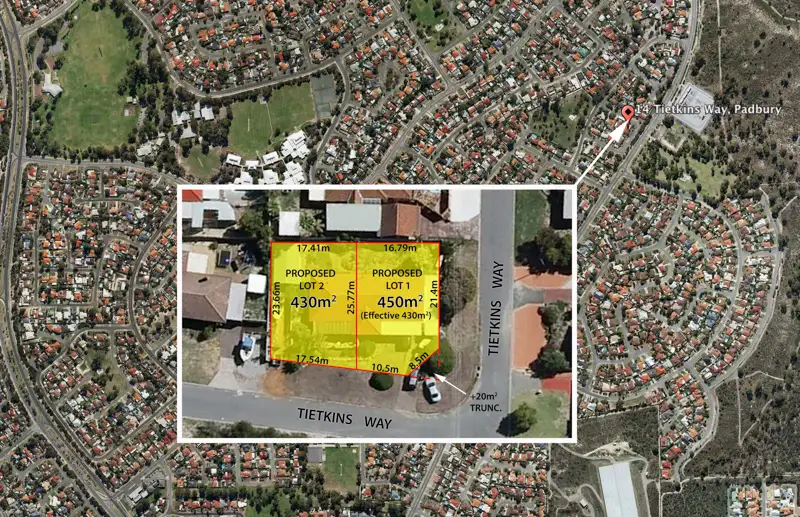 Main view of Homely land listing, Tietkins Way, Padbury WA 6025