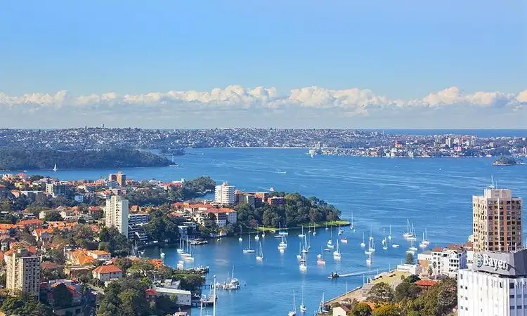 Main view of Homely studio listing, 2308/79-81 Berry Street, North Sydney NSW 2060