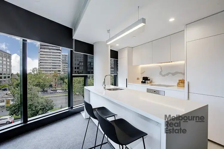 Main view of Homely apartment listing, 302/555 St Kilda Road, Melbourne VIC 3004