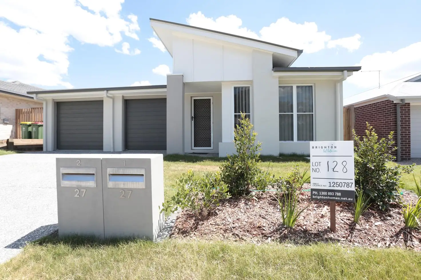 Main view of Homely semi-detached listing, 1/27 Bishampton Circuit, Logan Reserve QLD 4133