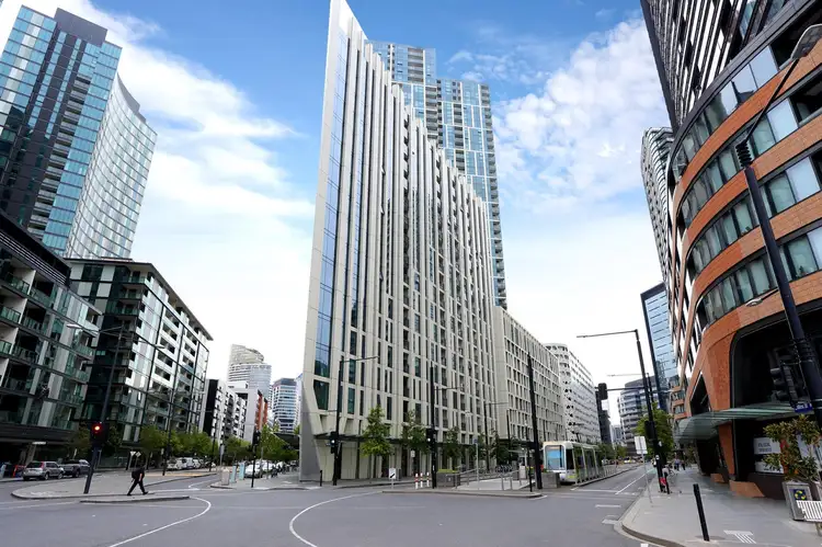 Main view of Homely apartment listing, 2409E/888 Collins Street, Docklands VIC 3008