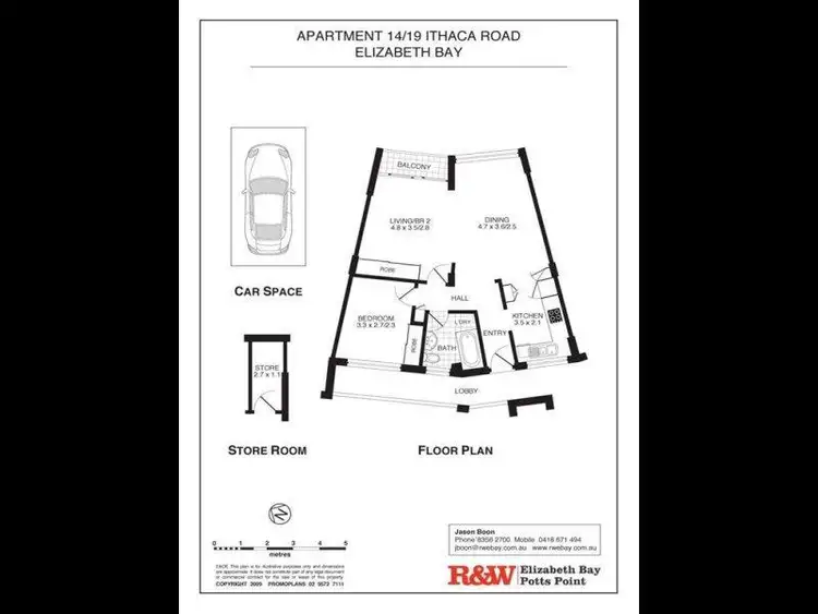 Fifth view of Homely apartment listing, 14/19 Ithaca Road, Elizabeth Bay NSW 2011