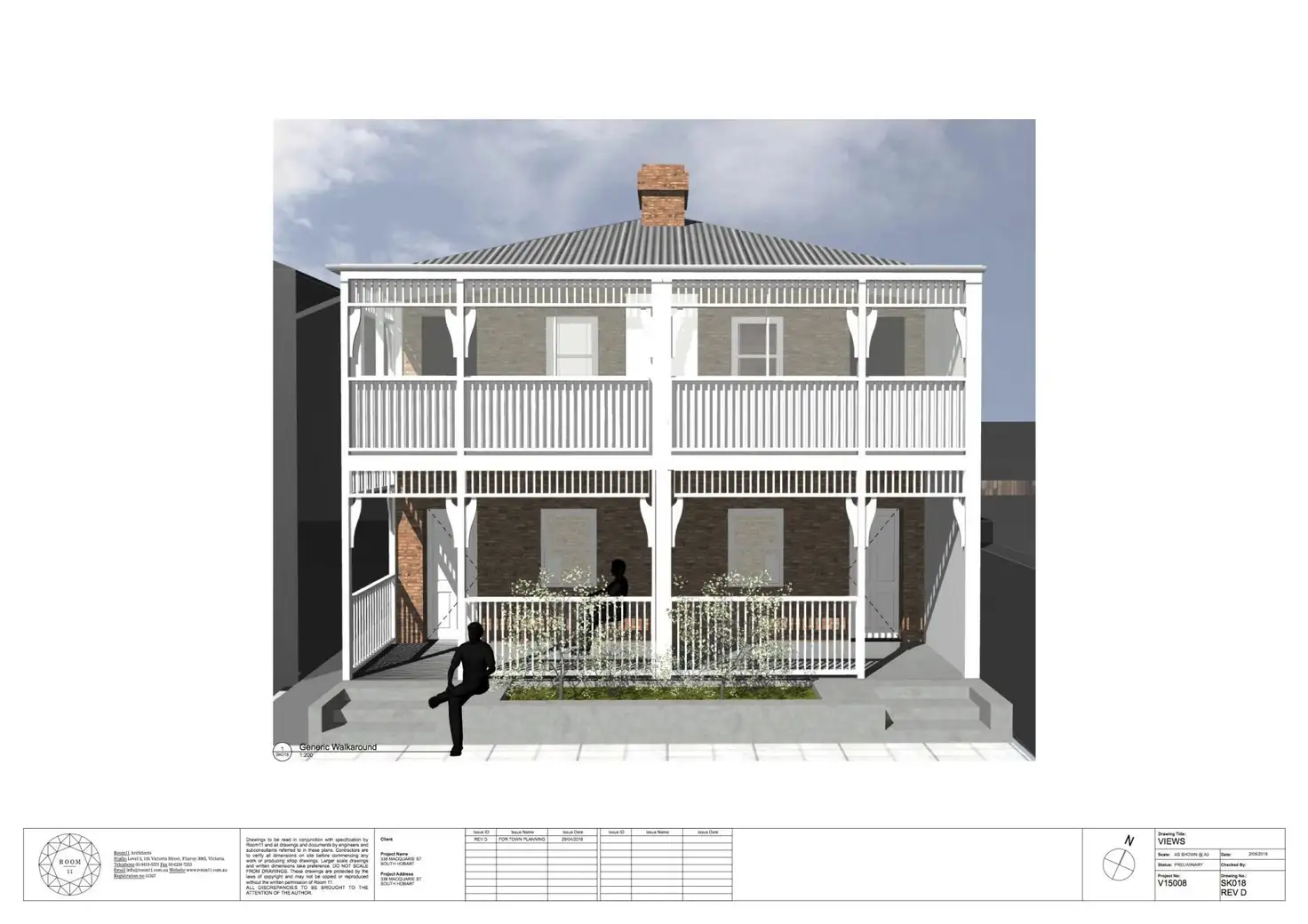 Main view of Homely house listing, 338 340 Macquarie Street, South Hobart TAS 7004