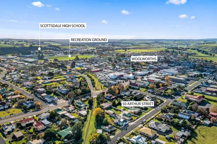 Second view of Homely house listing, 50 Arthur Street, Scottsdale TAS 7260