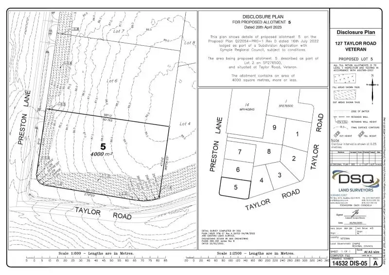 Main view of Homely land listing, Lot 5 "Acres on Taylor", Veteran QLD 4570