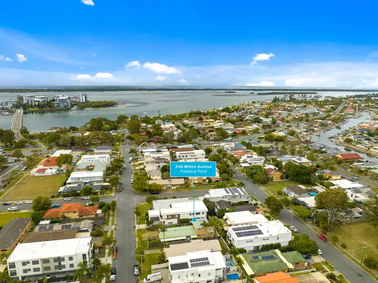 Main view of Homely townhouse listing, 2/40 Milton Avenue, Paradise Point QLD 4216