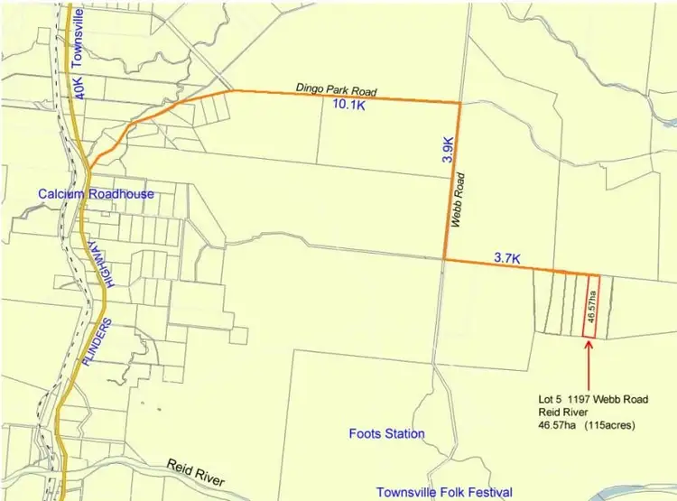 Second view of Homely land listing, LOT lot 5, 1197 Webb Road, Reid River QLD 4816