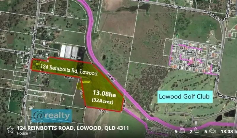 Main view of Homely rural property listing, 124 Reinbotts Road, Lowood QLD 4311