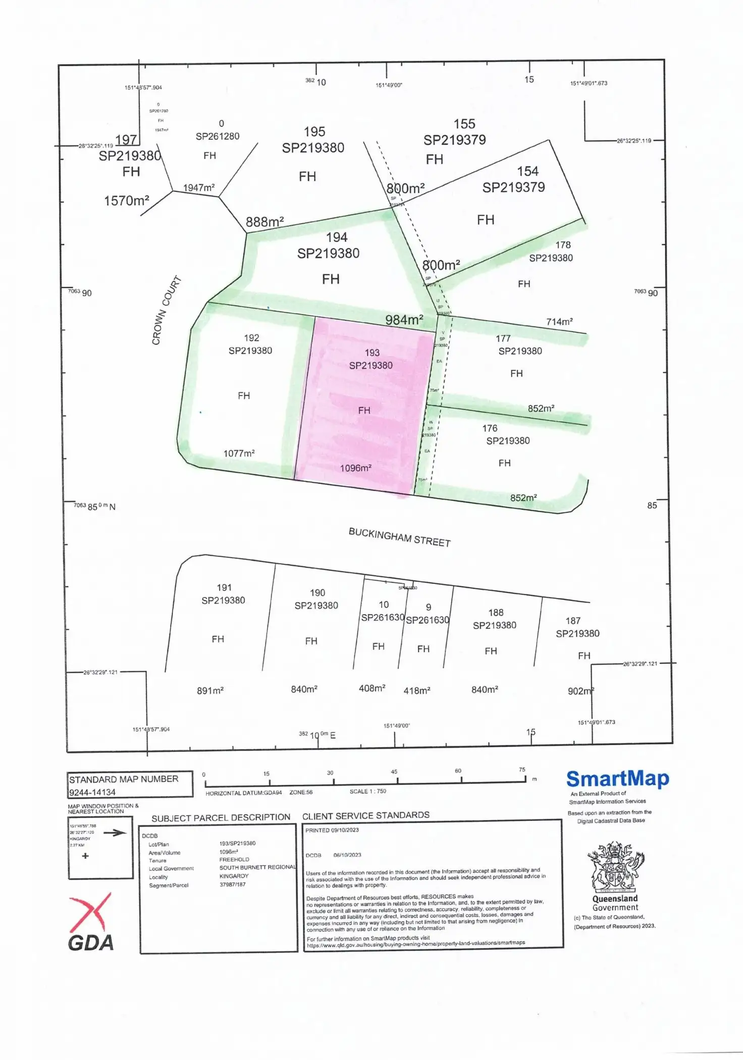 Main view of Homely land listing, 68 Buckingham Street, Kingaroy QLD 4610