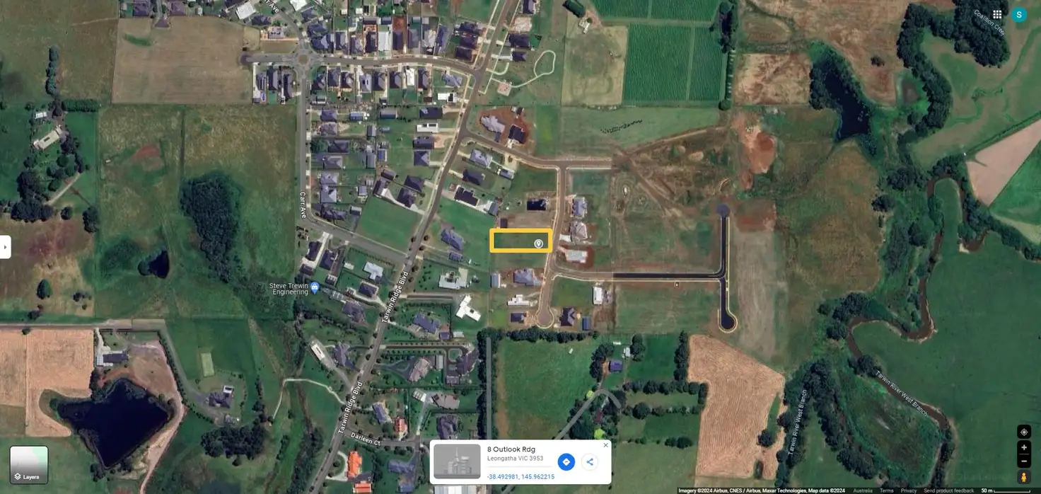 Main view of Homely land listing, 8 Outlook Ridge, Leongatha VIC 3953