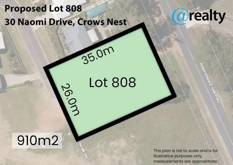 Main view of Homely land listing, 30 Naomi Drive, Crows Nest QLD 4355