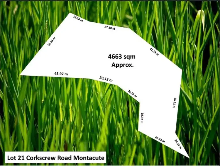 Main view of Homely land listing, LOT 21, Lot 21 Corkscrew Road, Montacute SA 5134