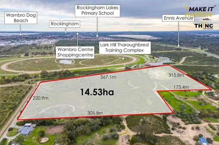 Main view of Homely land listing, 884 Stakehill Road, Port Kennedy WA 6172