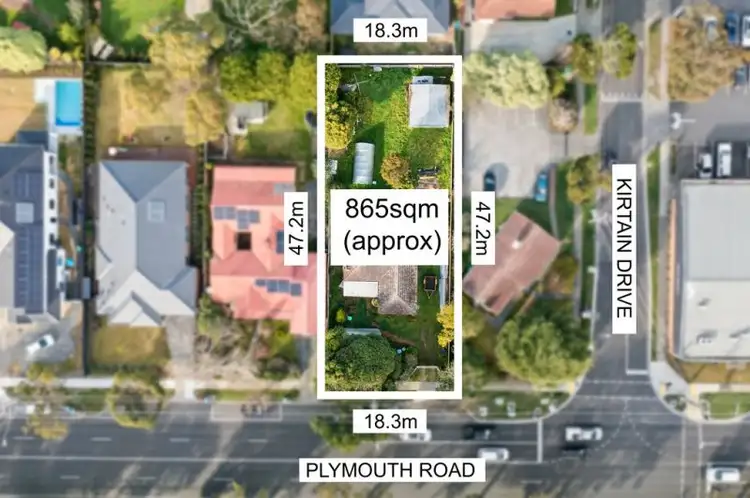 Main view of Homely land listing, 36 Plymouth Road, Croydon VIC 3136