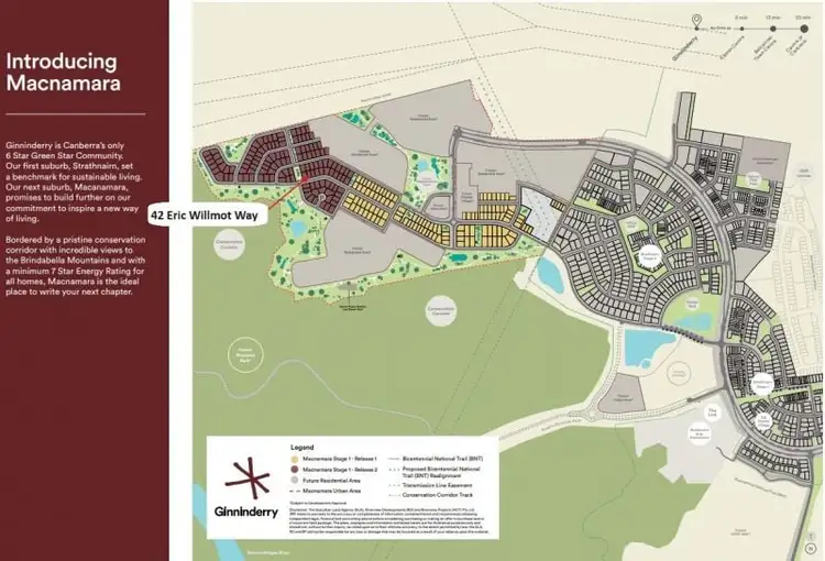 Second view of Homely land listing, 42 Eric Willmot Way, Macnamara ACT 2615