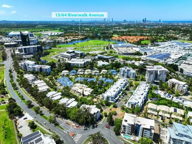 Third view of Homely apartment listing, 15/64 Riverwalk Avenue, Robina QLD 4226