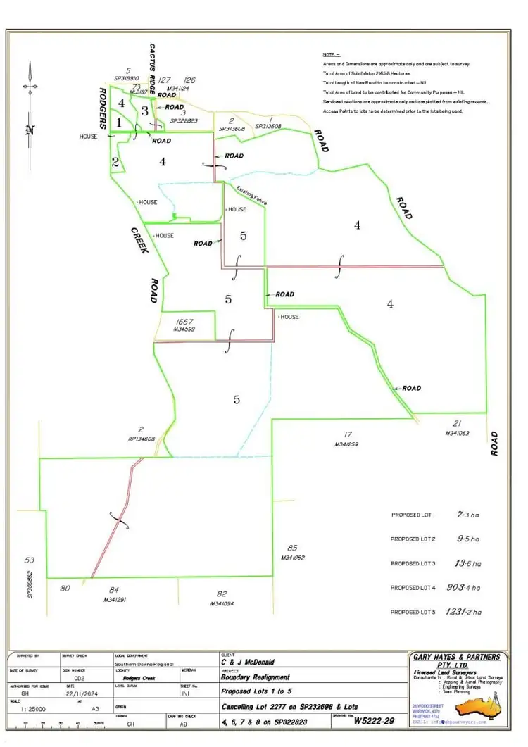 Third view of Homely rural property listing, Proposed Lot 3 Cactus Ridge Road, Cunningham QLD 4370