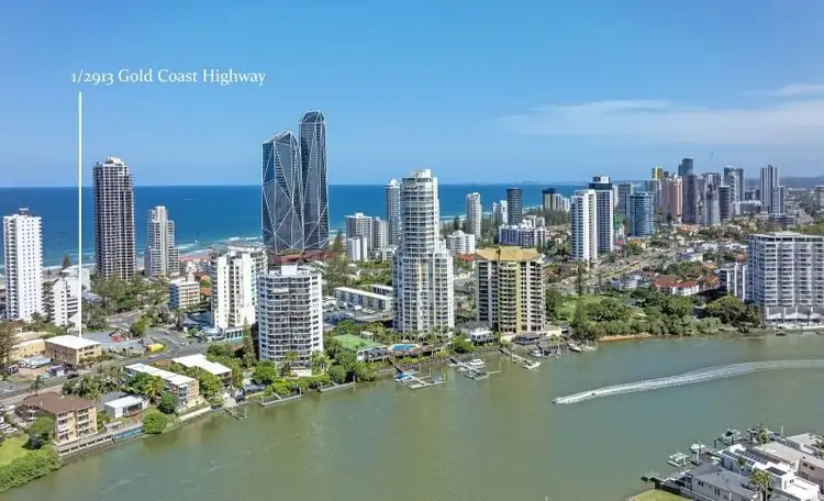 Second view of Homely apartment listing, 1/2913 Gold Coast Highway, Surfers Paradise QLD 4217