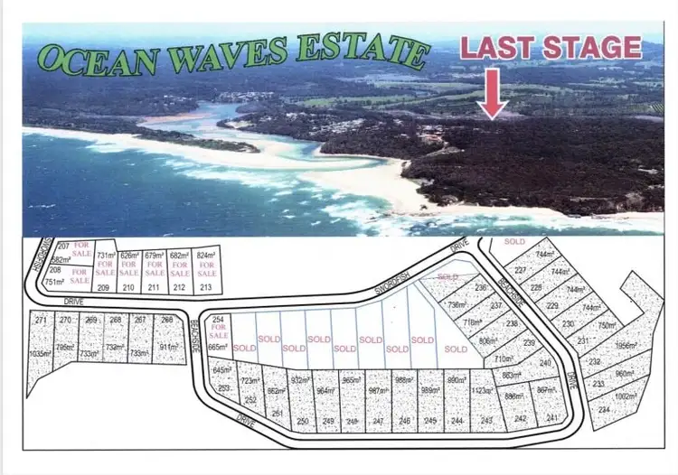 Main view of Homely land listing, Ocean Waves Estate, Valla Beach NSW 2448