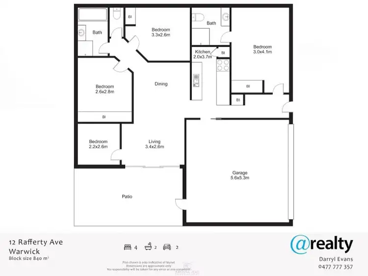 Third view of Homely house listing, 12 Rafferty Avenue, Warwick QLD 4370