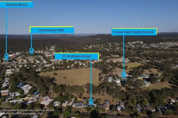 Third view of Homely house listing, 22 Andrews Road, Crows Nest QLD 4355