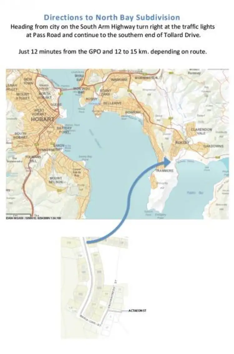 Third view of Homely land listing, Lot 83, LOT Lot 83, 3 Maria-Orr Str, Rokeby TAS 7019