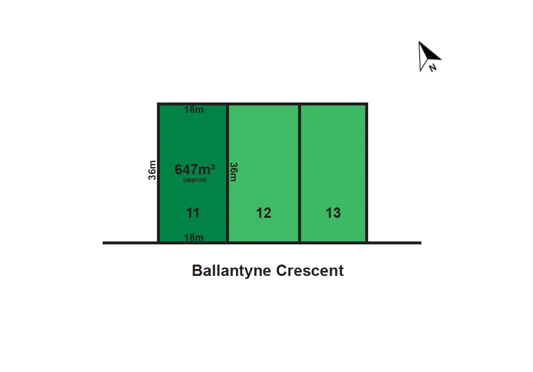 Main view of Homely land listing, 11 (Lot 26) Ballantyne Crescent, Deniliquin NSW 2710