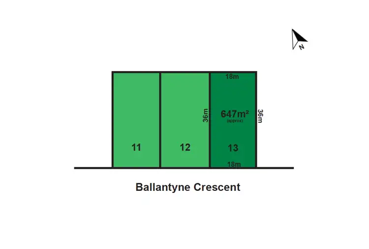 Main view of Homely land listing, 13 (Lot 28) Ballantyne Crescent, Deniliquin NSW 2710