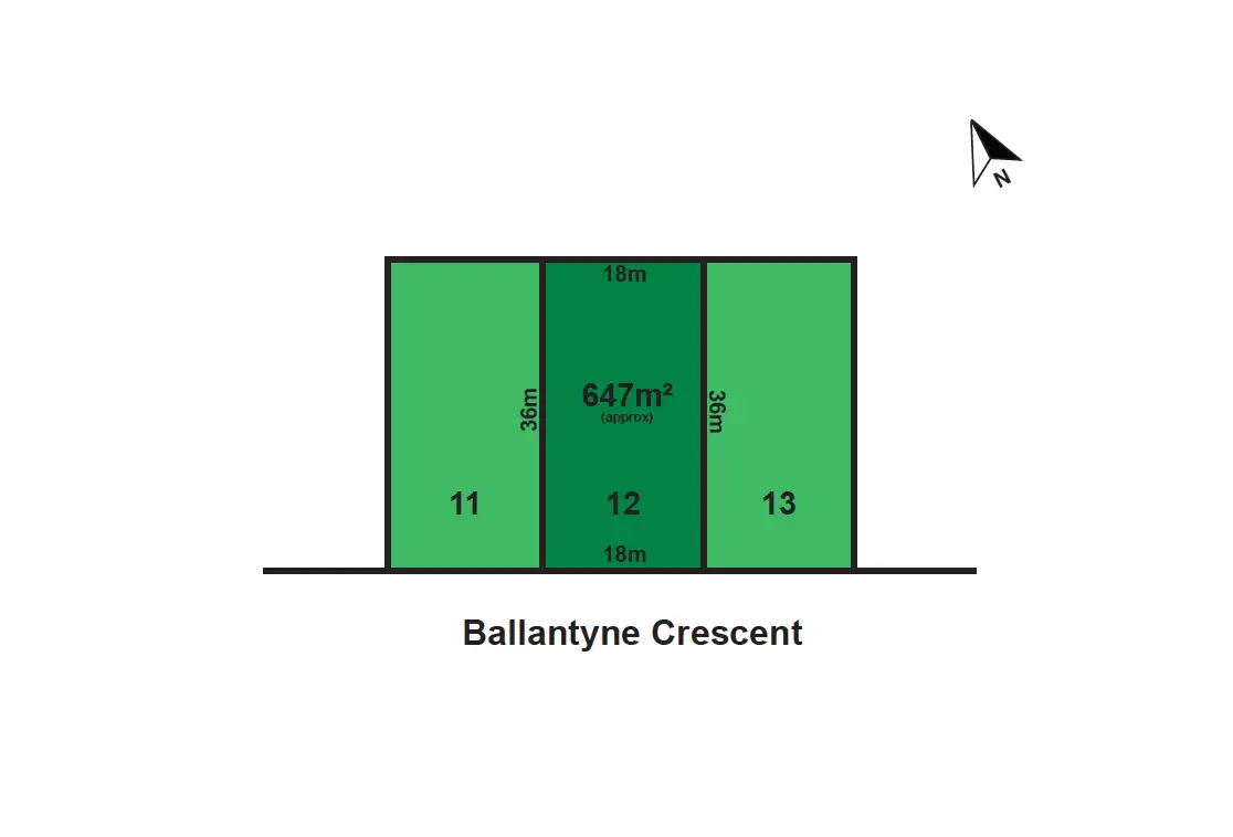 Main view of Homely land listing, 12 (Lot 27) Ballantyne Crescent, Deniliquin NSW 2710