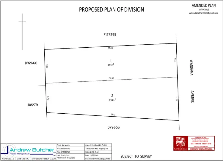 Main view of Homely land listing, 71 Wandana Avenue, Gilles Plains SA 5086