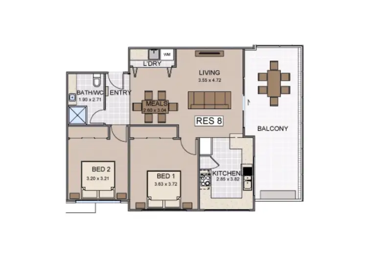 Second view of Homely apartment listing, 8/113 High St, Hastings VIC 3915