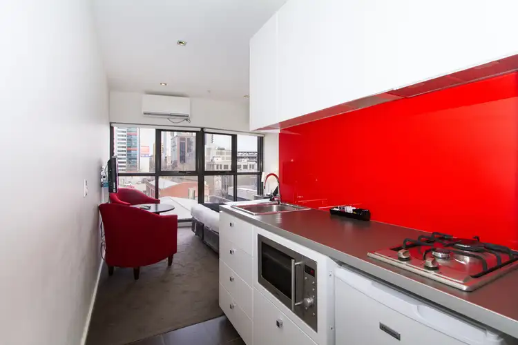 Second view of Homely apartment listing, 415/99 A'Beckett Street, Melbourne VIC 3000