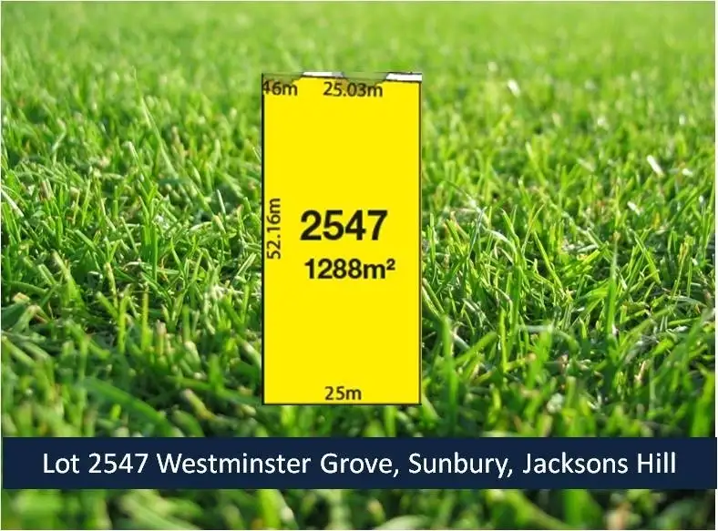 Main view of Homely land listing, L2547 Westminster Grove, Sunbury VIC 3429