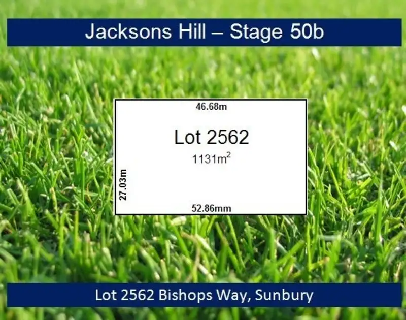 Main view of Homely land listing, Lot 2562 Bishops Way, Sunbury VIC 3429