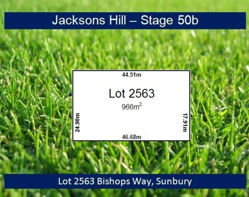 Main view of Homely land listing, Lot 2563 Bishops Way, Sunbury VIC 3429