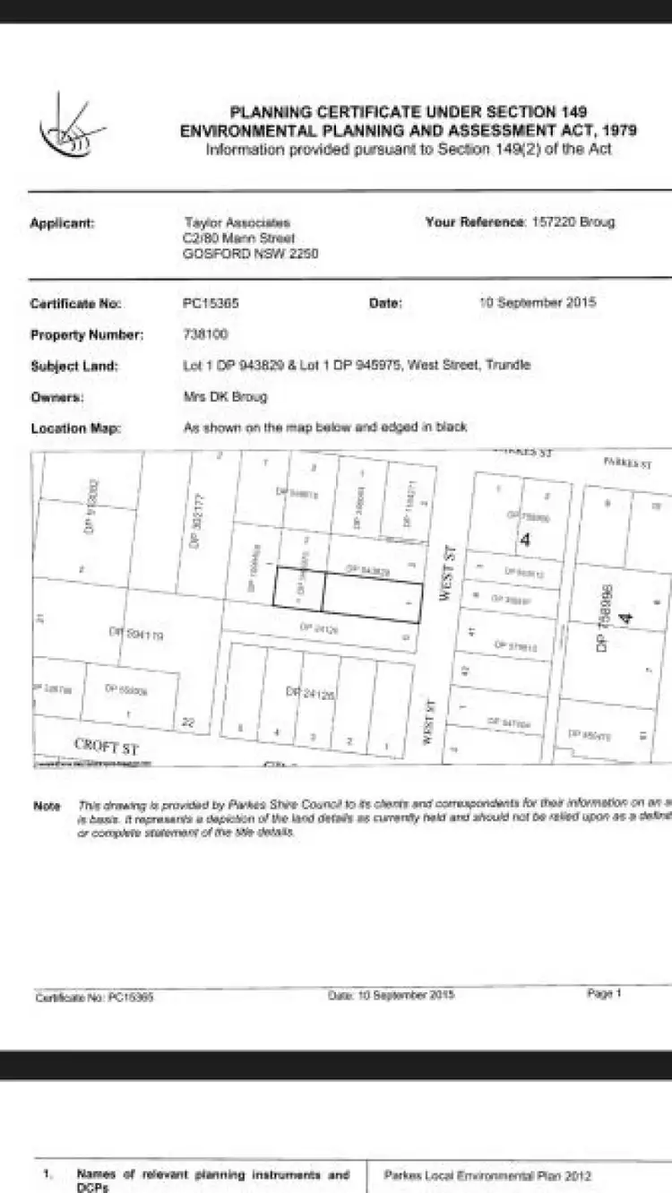 Main view of Homely land listing, LOT lot 1, west stree Trundle, Trundle NSW 2875