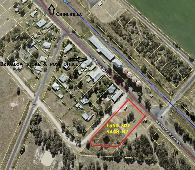 Third view of Homely land listing, 5448 m2 - Warrego Highway, Brigalow QLD 4412